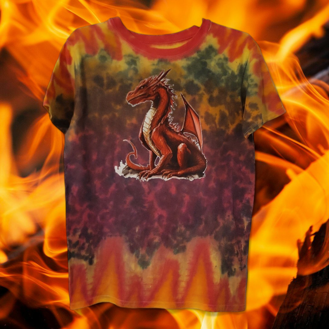 Handmade halloween glow tie dye shirts