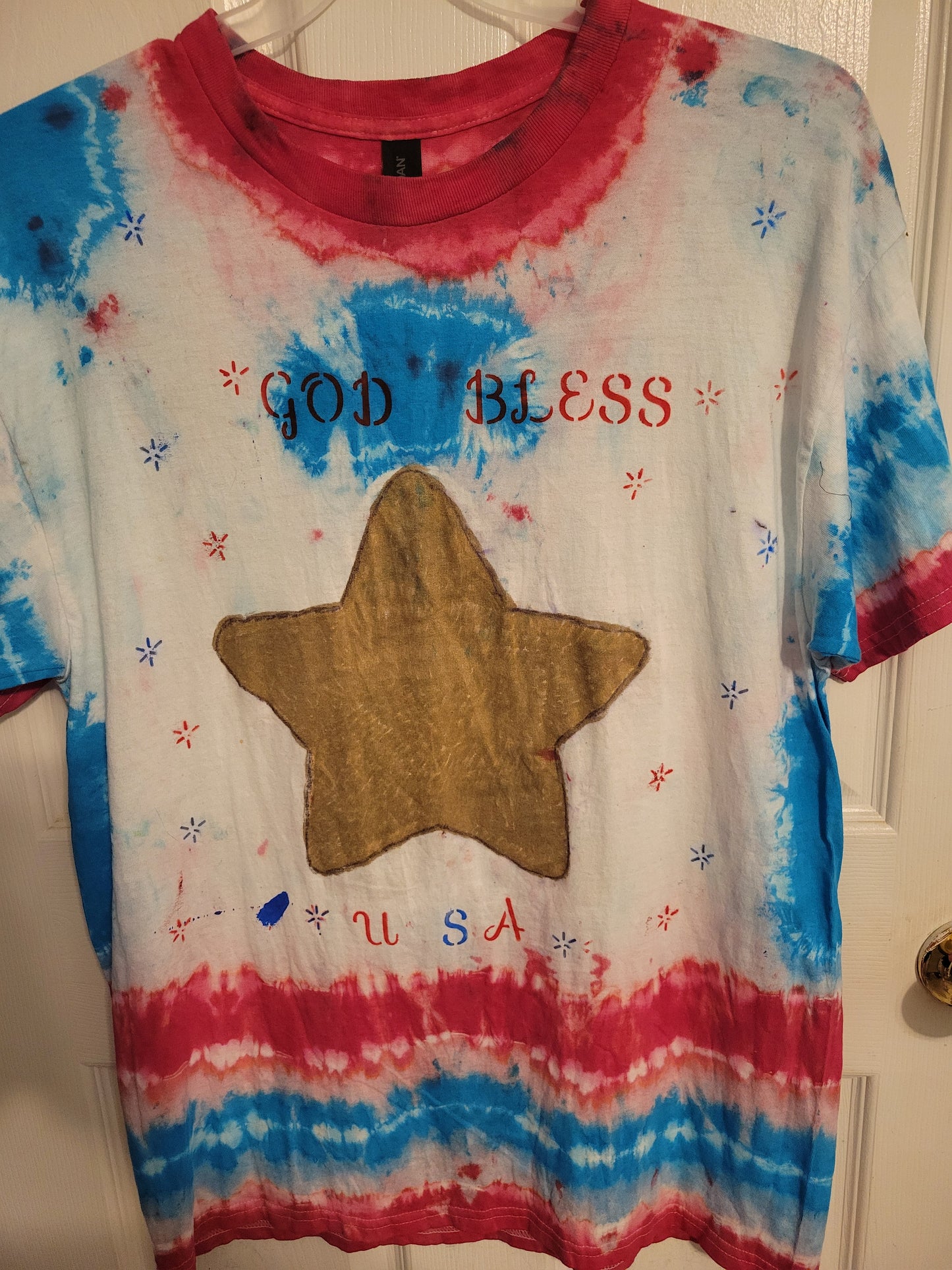 Handmade Patriotic tie dye shirts