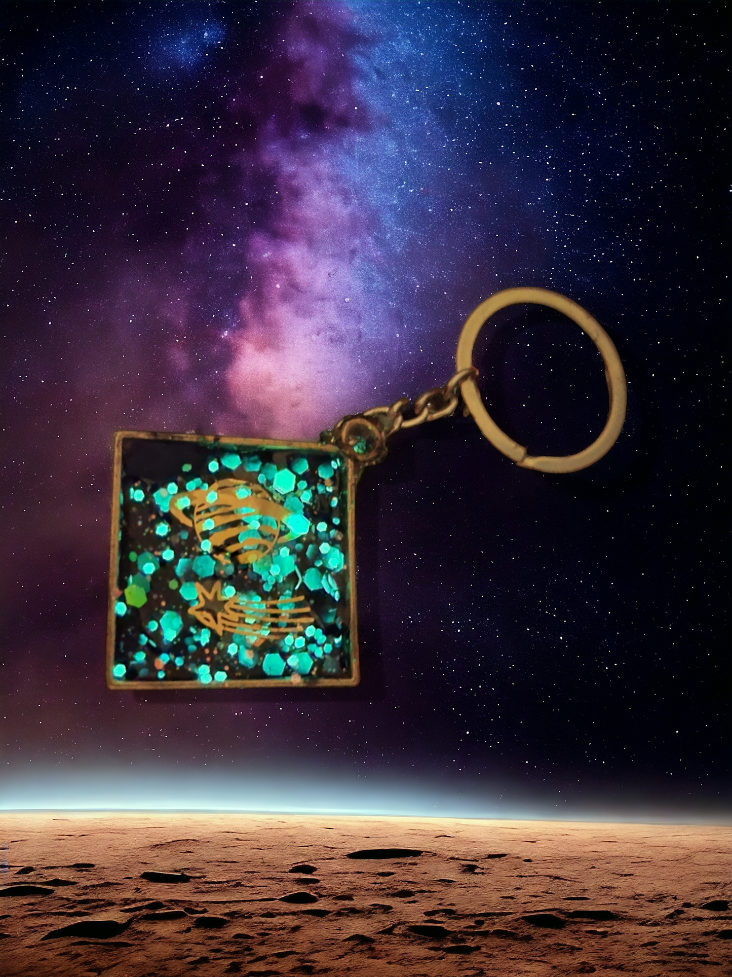 Custom resin keychains