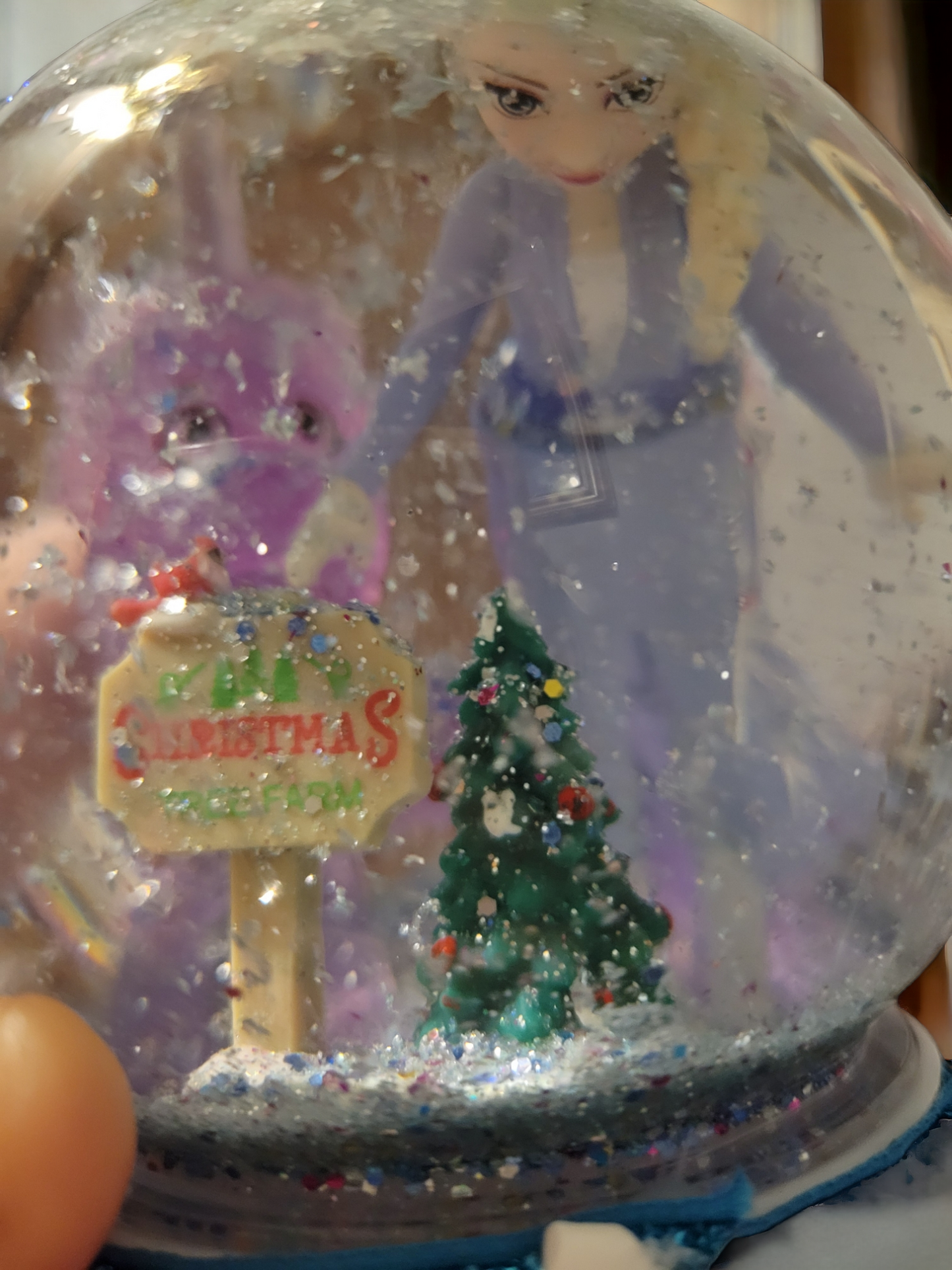 Hand made snow globes