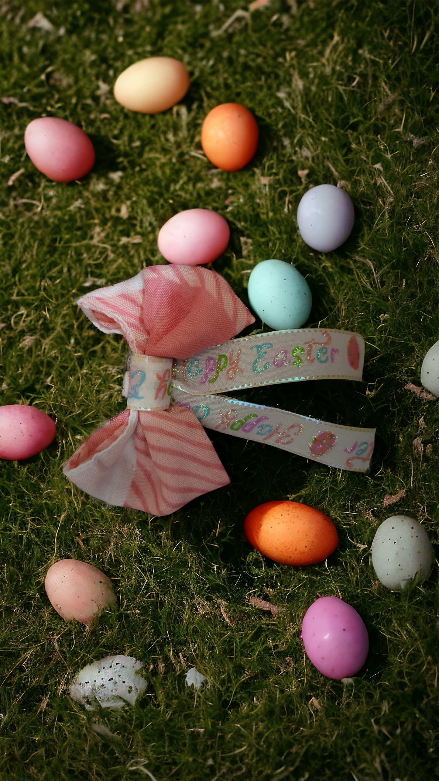 Handmade easter hair bows