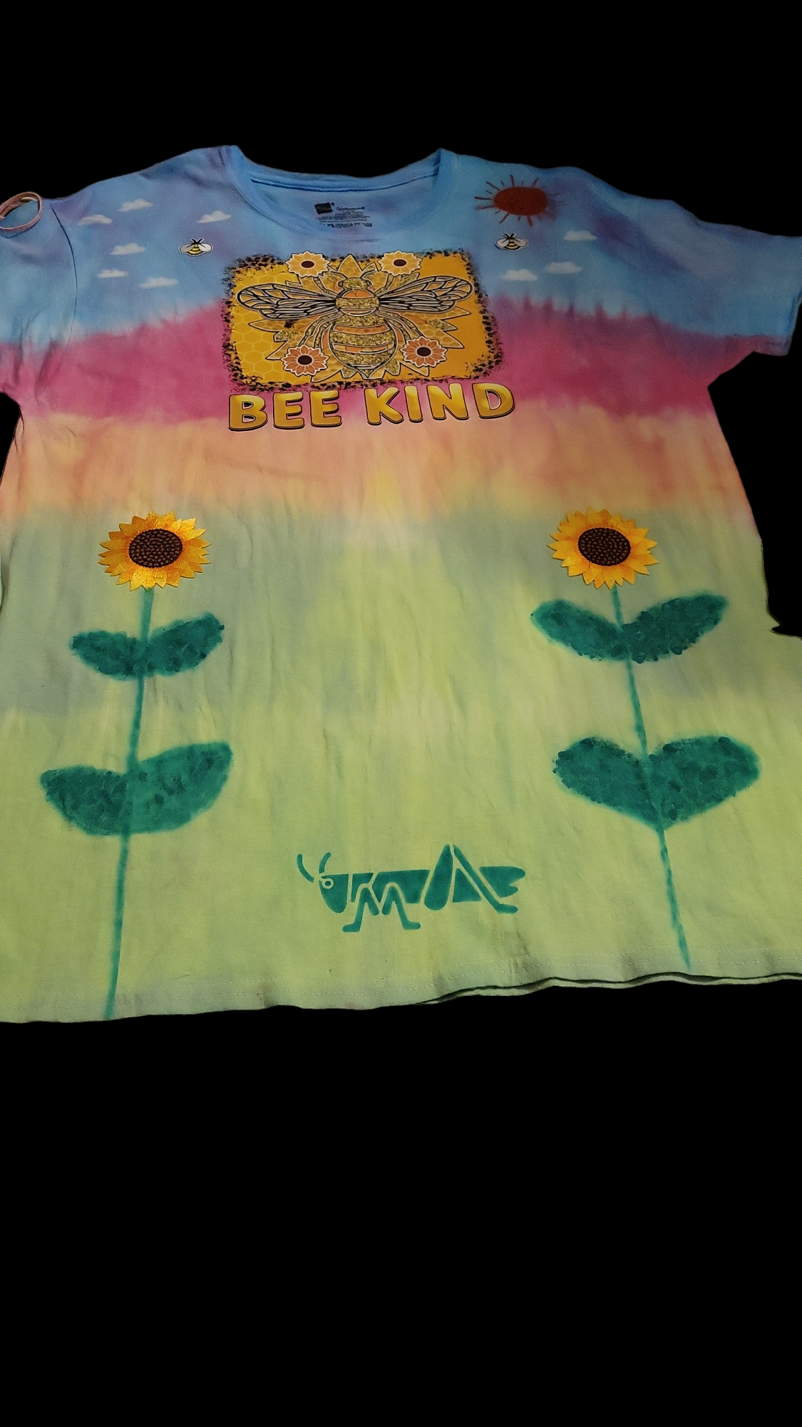 Handmade personalized designed tie dye shirts or dresses