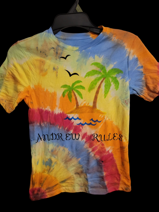 Kids tie dye shirts